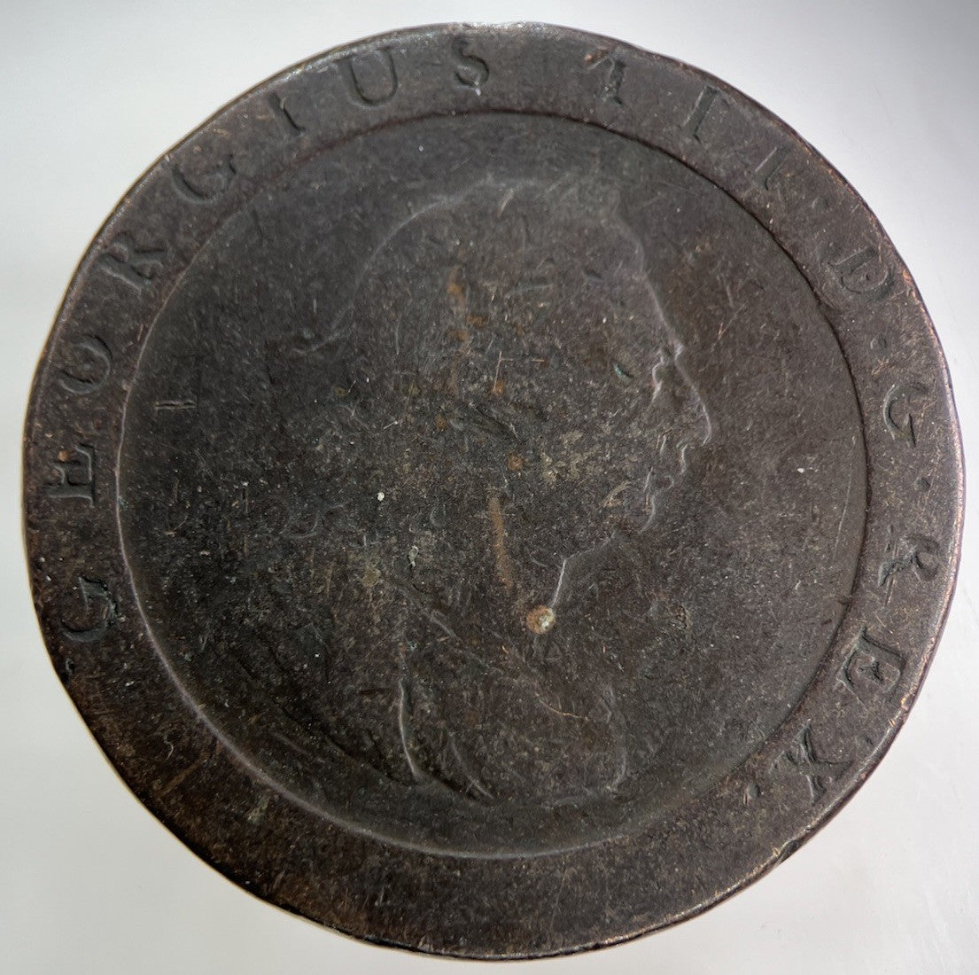 1797 George III 3rd Cartwheel One Penny Coin | Collectable Grade