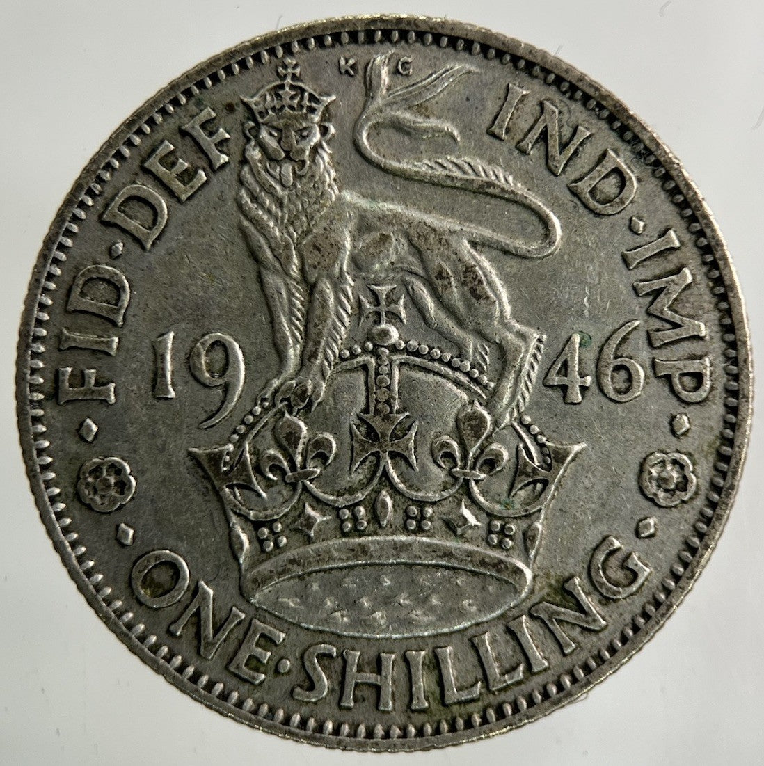 1946 George VI Shilling Silver Coin | Fine Collectable Grade