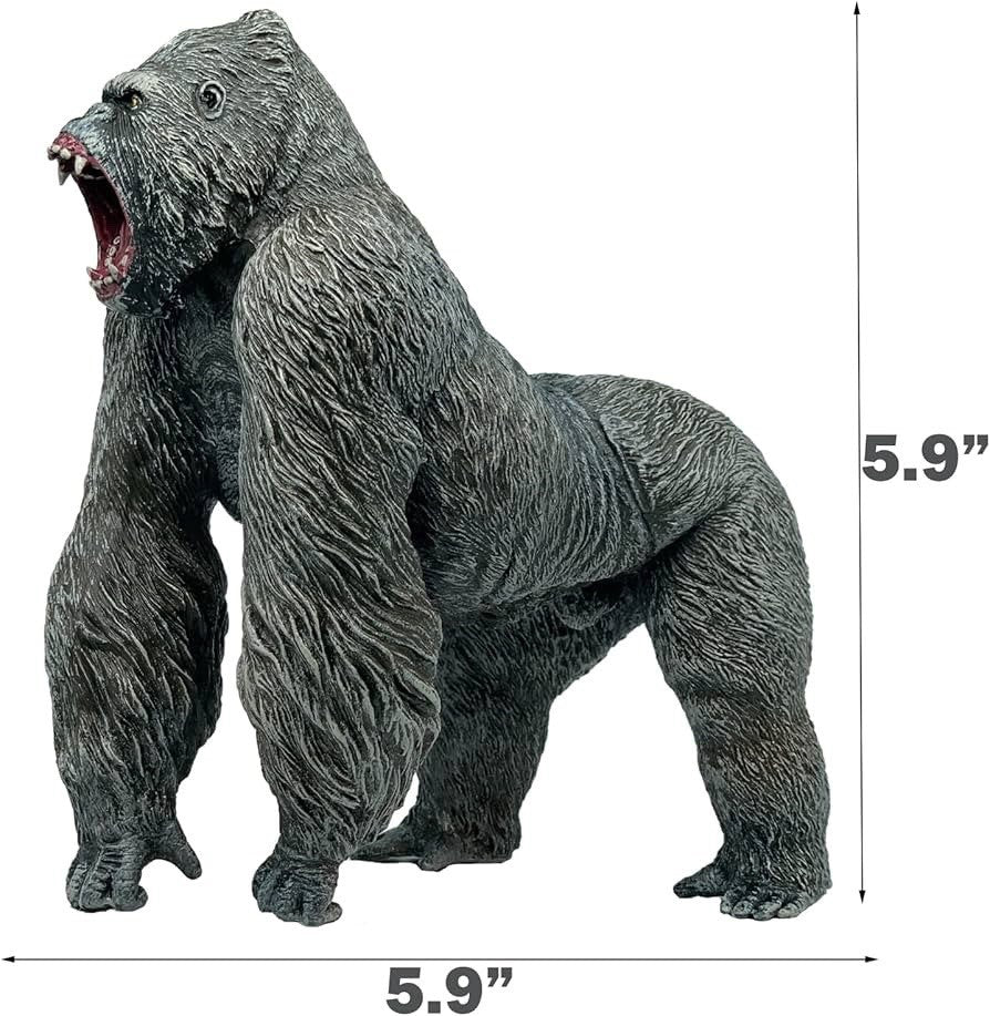 Gorilla Ape King Kong Action Figure Toy Resin Home Sculpture Gift UK