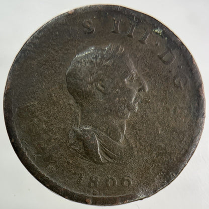 1806 George III 3rd Half - Penny Coin | Collectable Grade