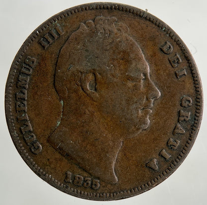 1835 William IV Farthing Coin | Collectable Grade