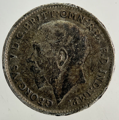 1917 George V Threepence Silver Coin | Fine Collectable Grade