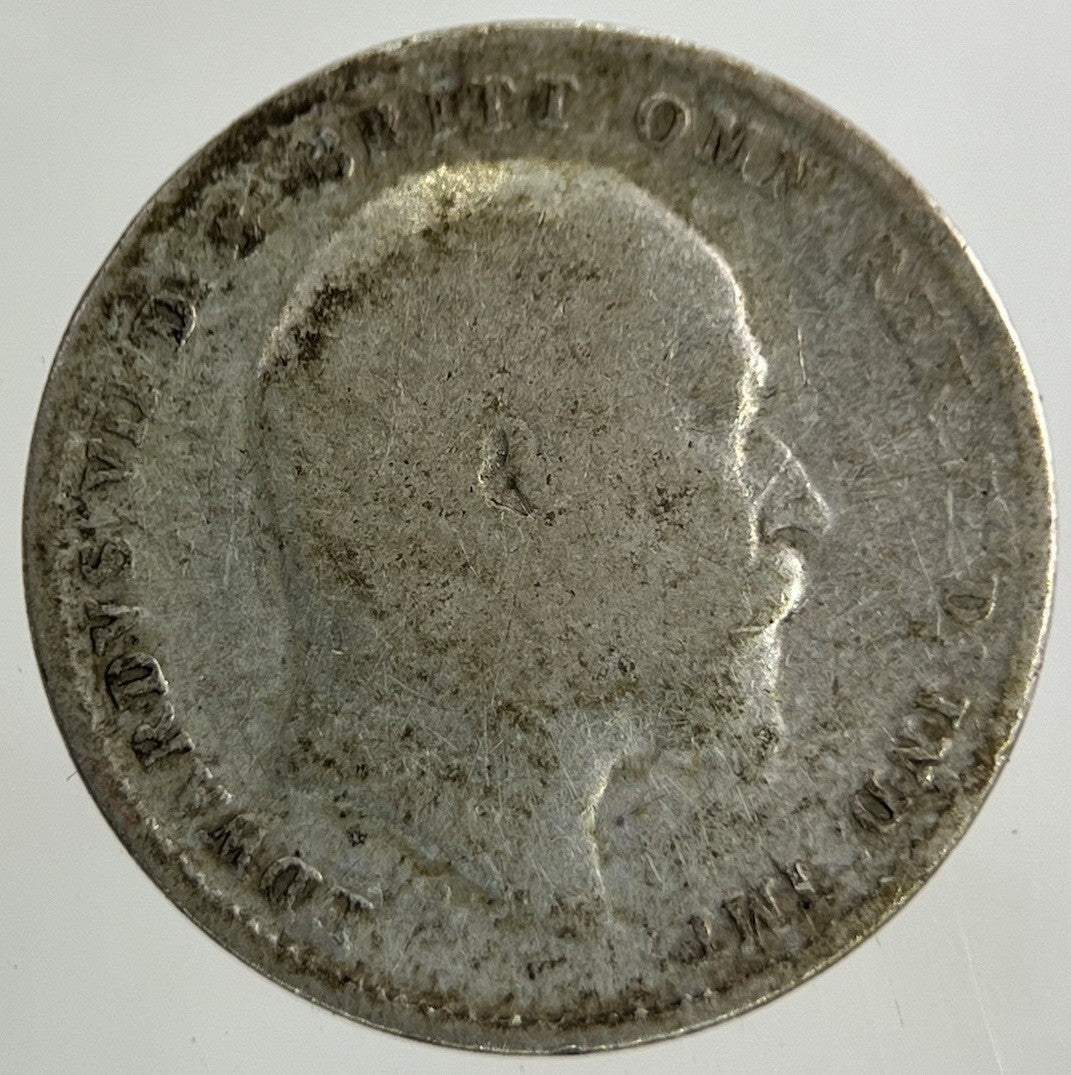 1907 Edward VII Threepence Silver Coin | Collectable Grade
