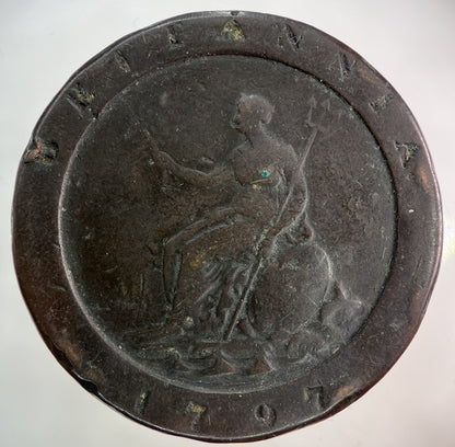 1797 George III 3rd Cartwheel Two - Penny Coin | Collectable Grade