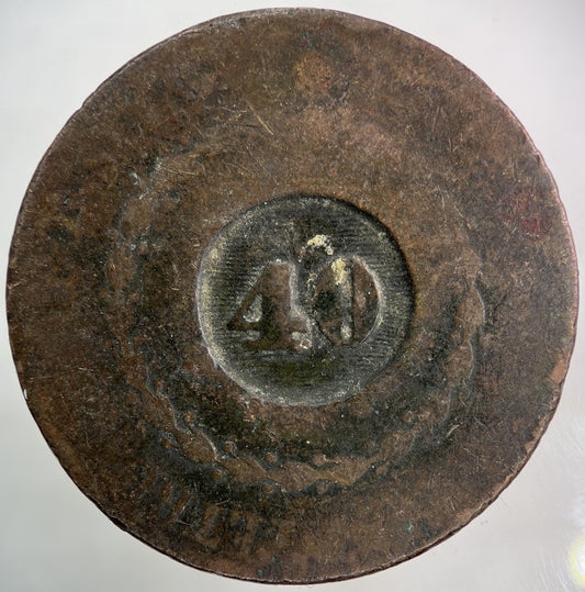 1829 Brazil 40 Reis Coin | Collectable Grade