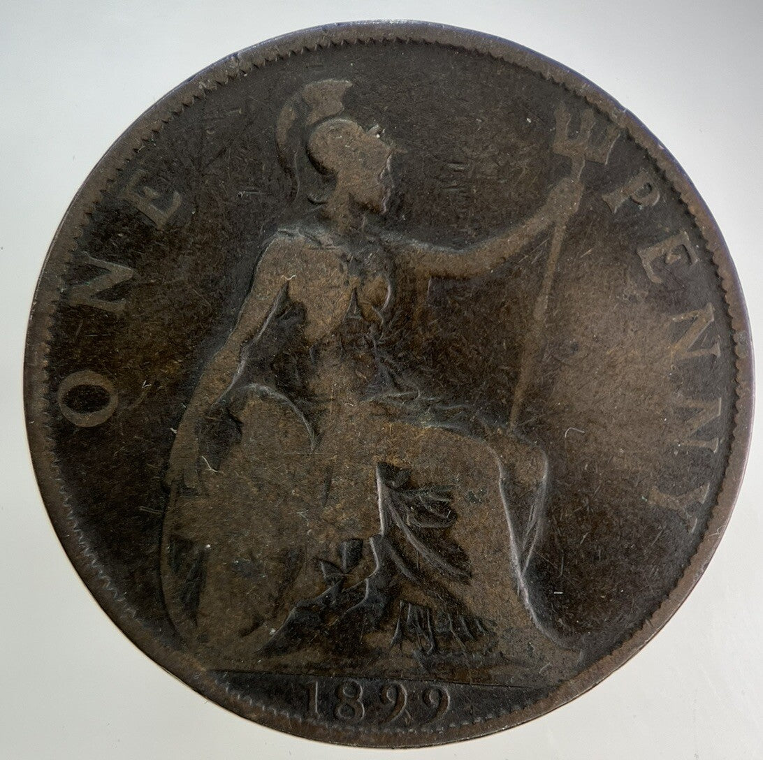1899 Victoria One Penny Coin | Collectable Grade