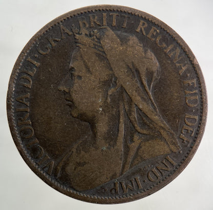 1900 Victoria One Penny Coin | Collectable Grade