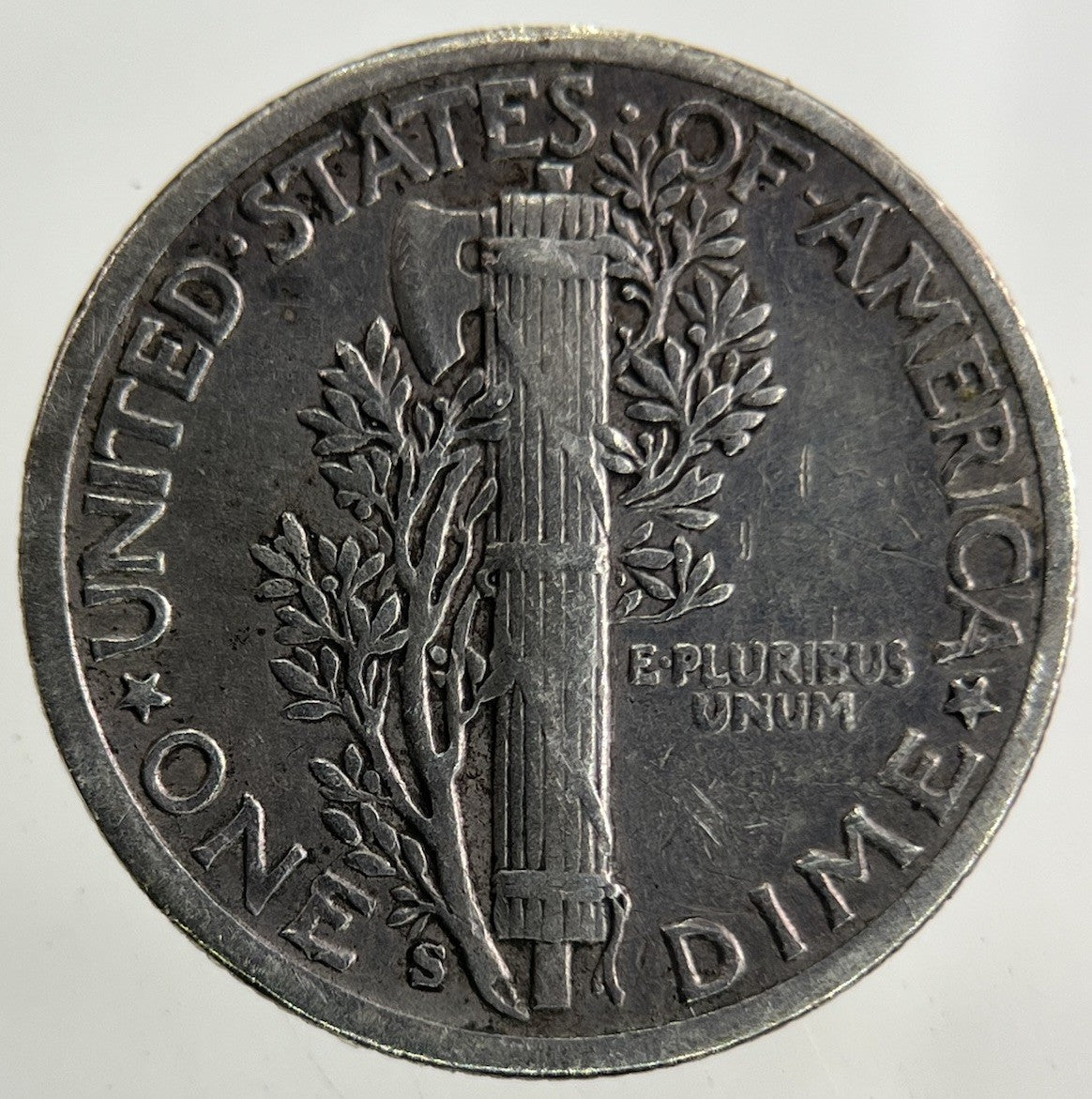 1943 - S US USA Mercury Dime Silver Coin | Fine Collectable Grade