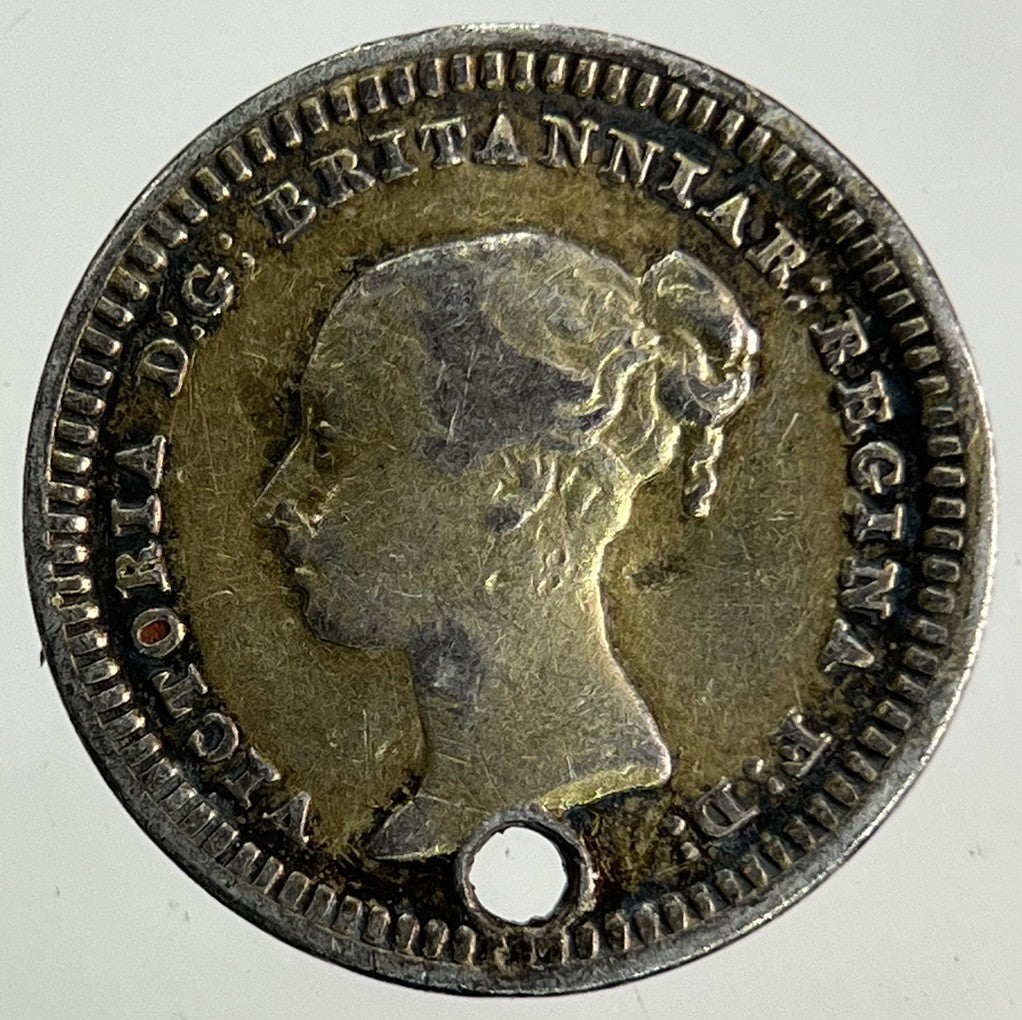 1843 Victoria Three - Half - Pence 1 1/2 Silver Coin | Collectable Grade