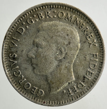 1951 Australia Threepence Silver Coin | Fine Collectable Grade