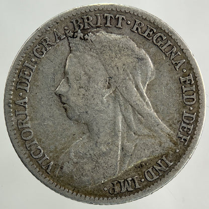 1900 Victoria Sixpence Silver Coin | Collectable Grade