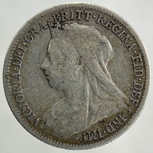 1900 Victoria Sixpence Silver Coin | Collectable Grade