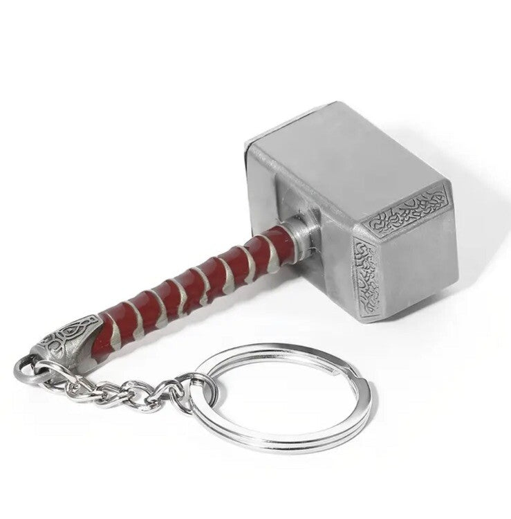 Metal Thor Hammer Shaped Bottle Opener Keyring Premium Keychain Gift UK