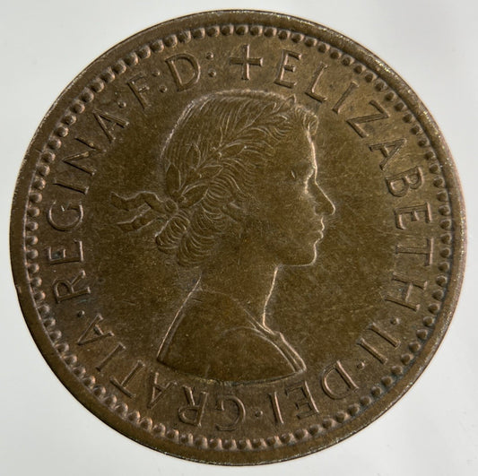 1954 Elizabeth II 2nd Wren Farthing Coin | Fine Collectable Grade