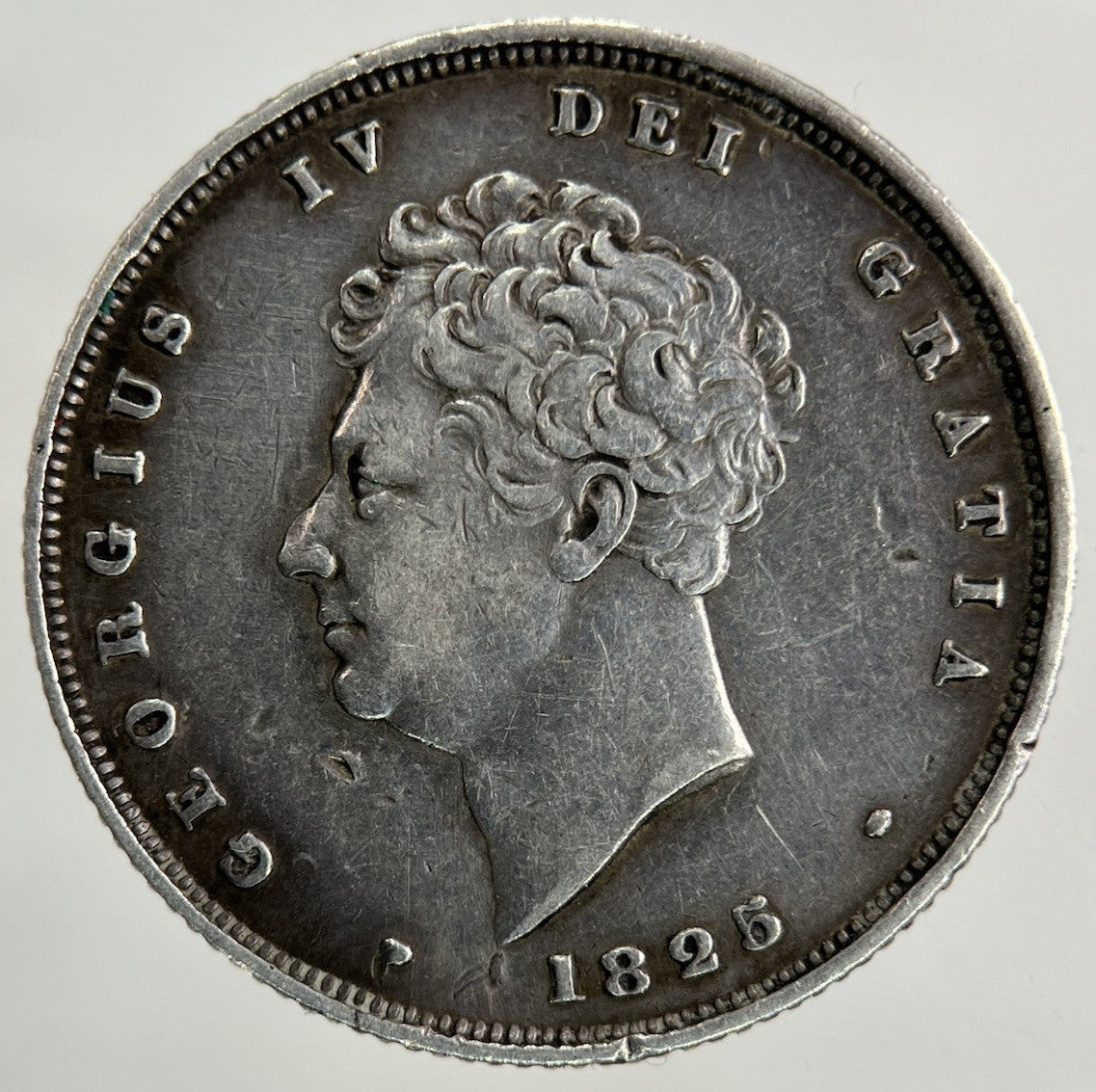1825 George IV Shilling Silver Coin | Very High Grade