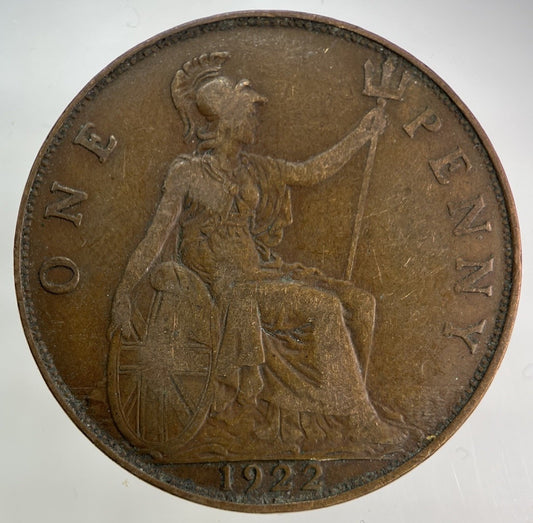 1922 George V One Penny Coin | Collectable Grade