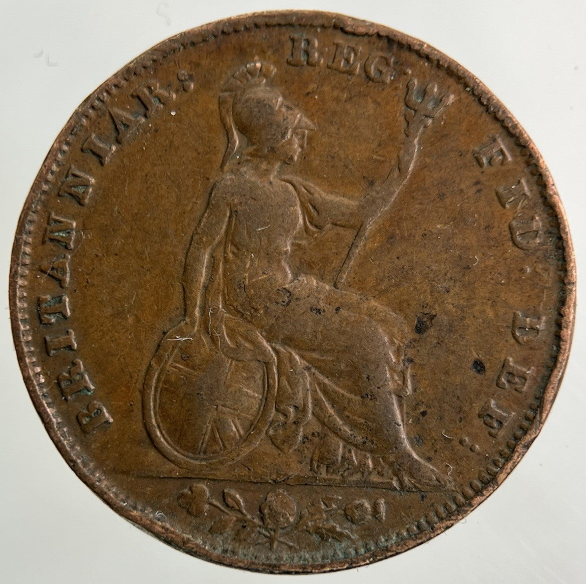 1845 Victoria Farthing Coin | Fine Collectable Grade