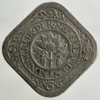 1929 Netherlands 5 Cents Coin | Fine Collectable Grade