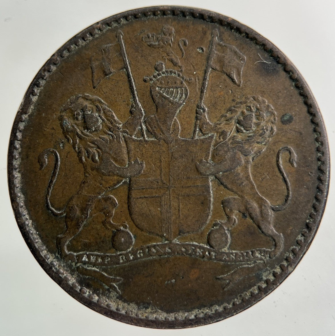 1821 St Helena Half - Penny Coin | Fine Collectable Grade
