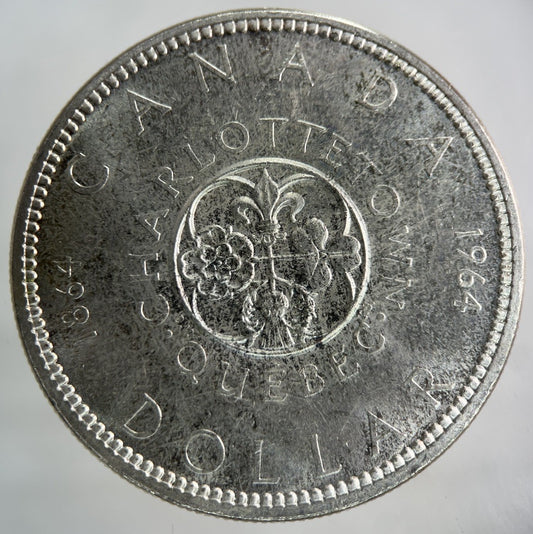 1964 Canada One Dollar Silver Coin | Fine Collectable Grade