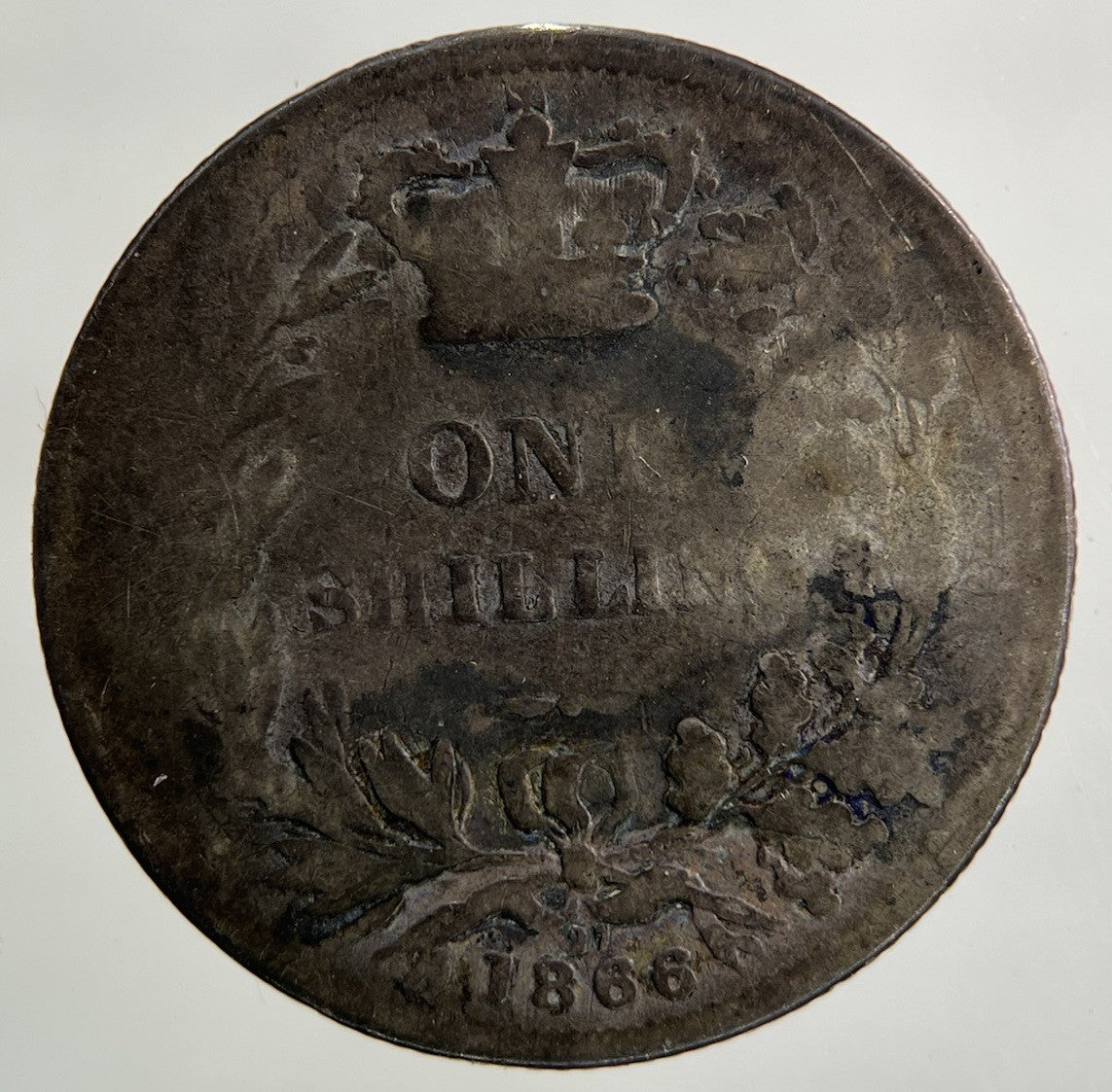 1866 Victoria Shilling Silver Coin | Collectable Grade