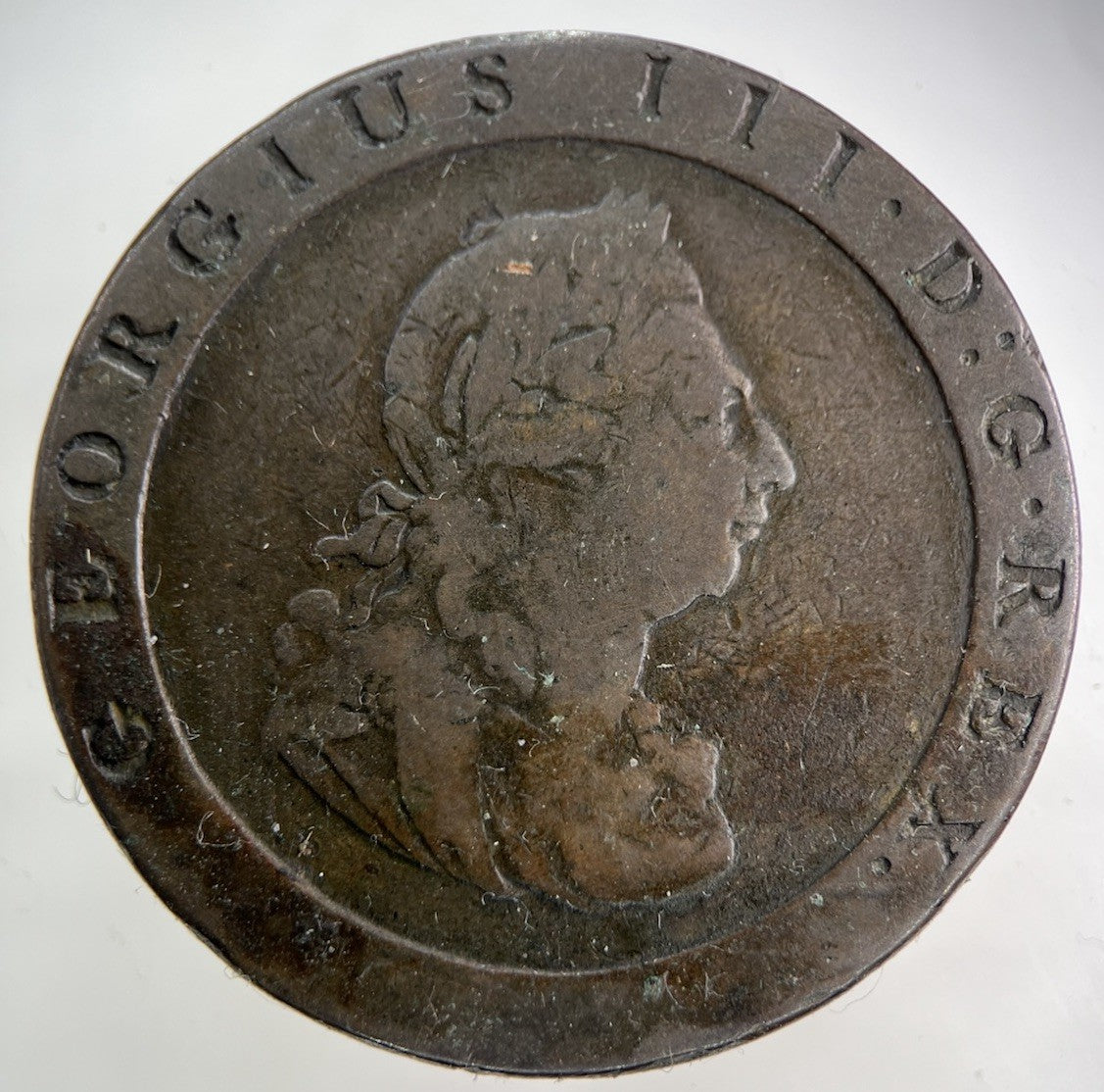 1797 George III 3rd Cartwheel One Penny Coin | Fine Collectable Grade