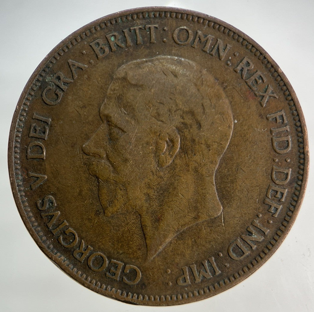 1930 George V One Penny Coin | Fine Collectable Grade