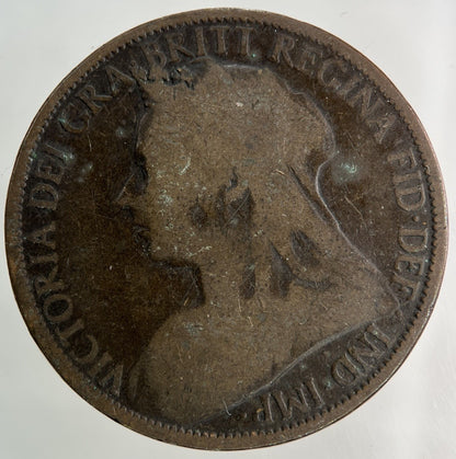 1896 Victoria One Penny Coin | Collectable Grade