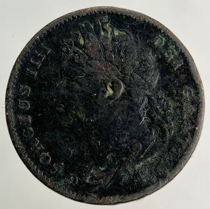 1825 George IV Farthing Coin | Collectable Grade