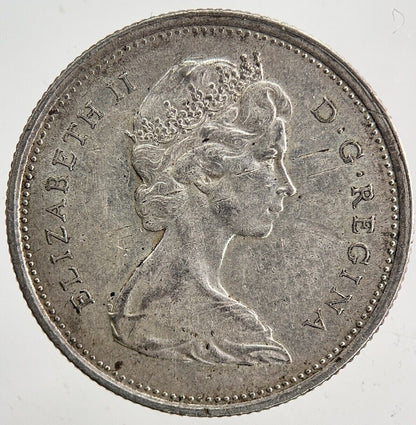 1967 Canada 25 Cents Silver Coin | Fine Collectable Grade | a5917