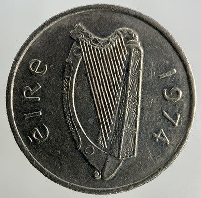 1974 Irish 5p Five - Pence Coin | Fine Collectable Grade
