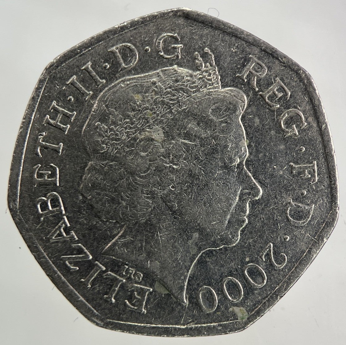 2000 Public Libraries 50p Fifty - Pence Coin | Collectable Grade