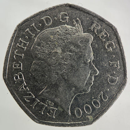 2000 Public Libraries 50p Fifty - Pence Coin | Collectable Grade