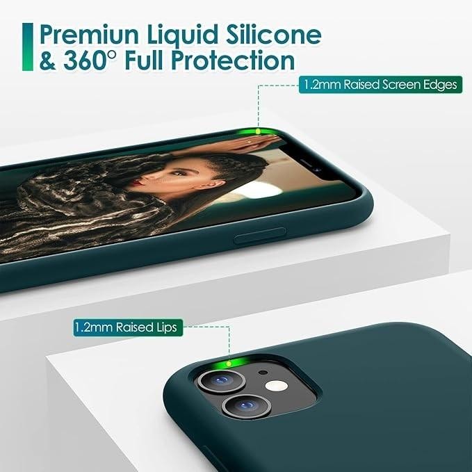 iPhone 11 Ocean Blue Bumper Silicone Shockproof Protective Case