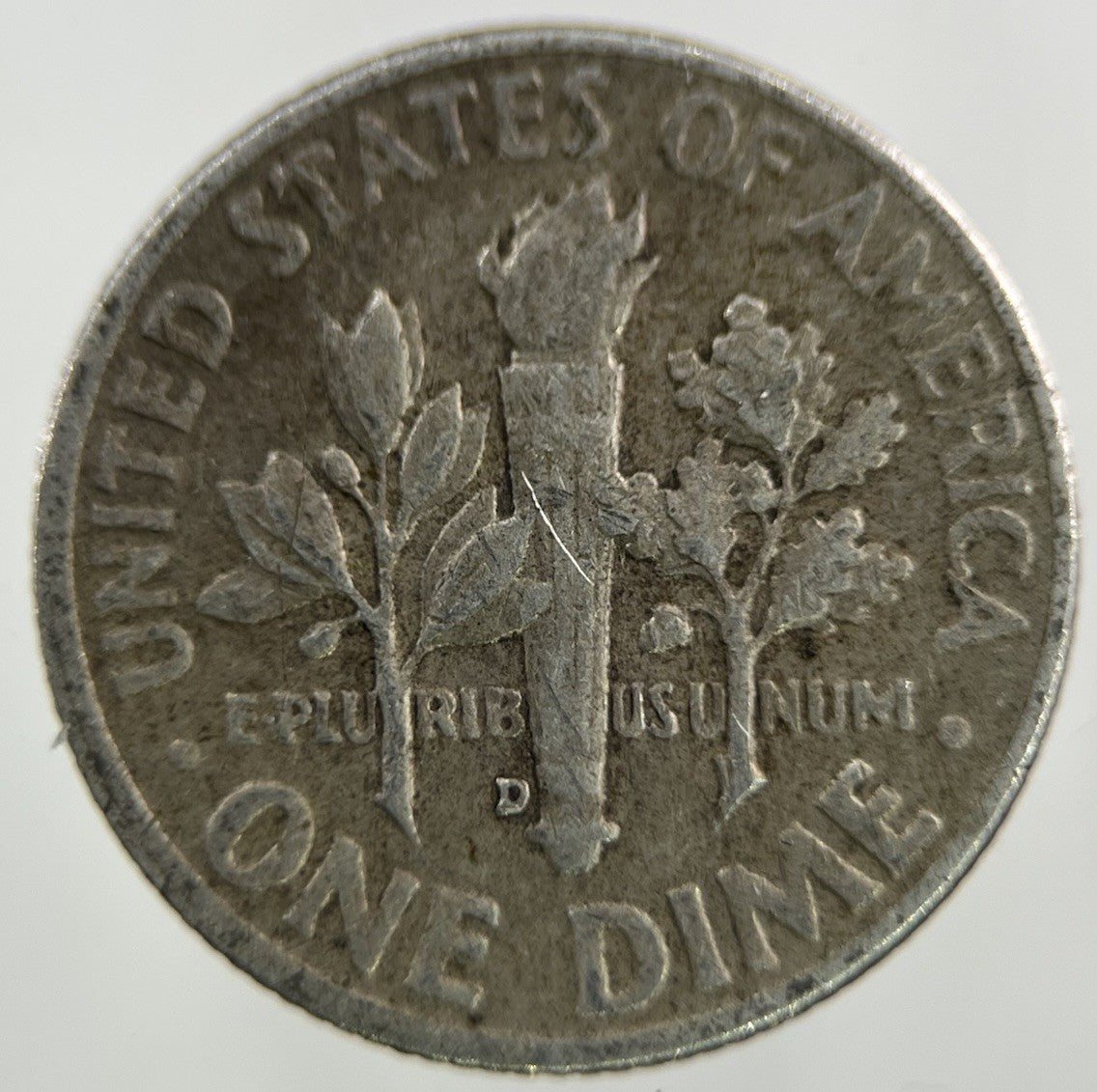 1958 - D US USA Roosevelt Dime Silver Coin | Collectable Grade