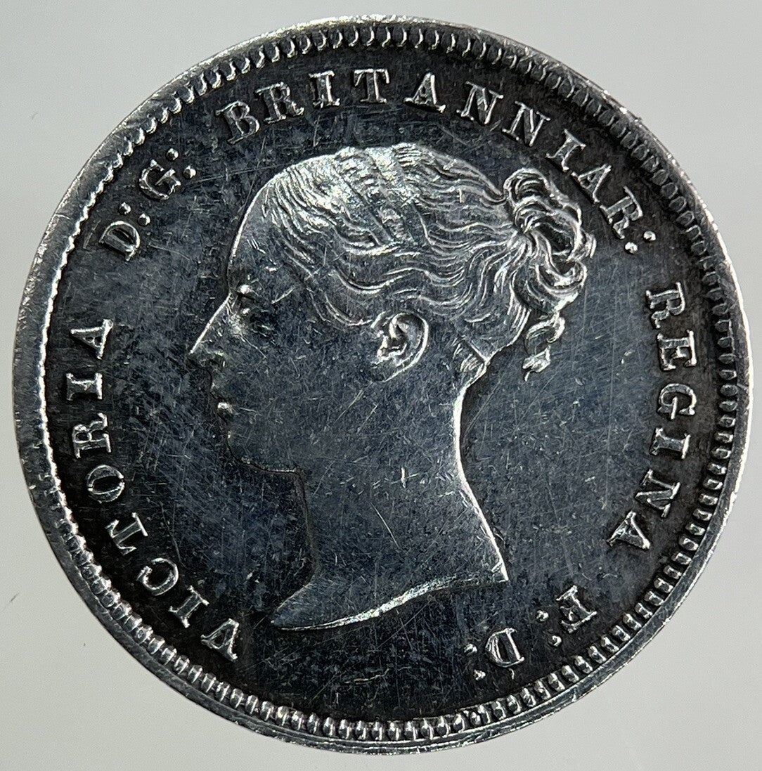 1868 Victoria Maundy Four - Pence Silver Coin | Very High Grade