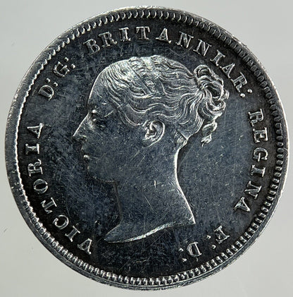 1868 Victoria Maundy Four - Pence Silver Coin | Very High Grade