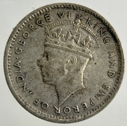1941 Ceylon 10 Cents Silver Coin | Very High Grade