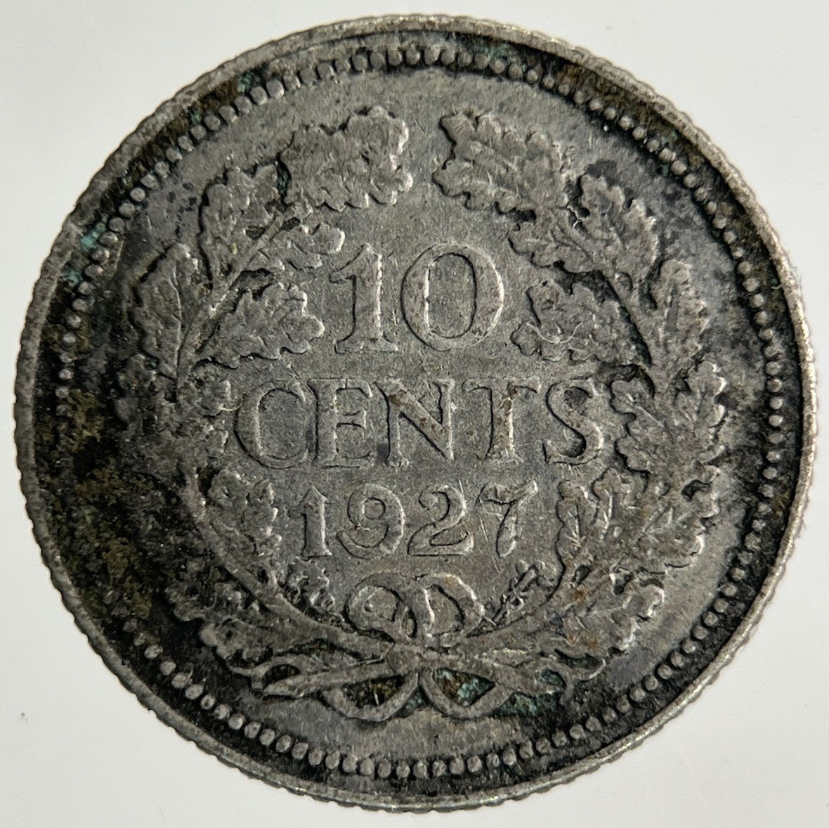 1927 Netherlands 10 Cents Silver Coin | Collectable Grade