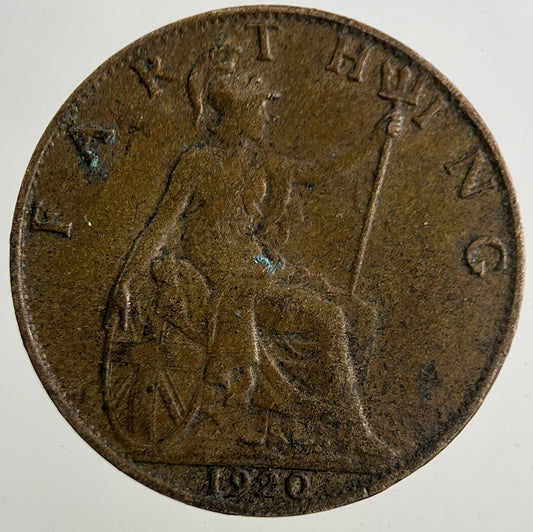 1920 George V Farthing Coin | Collectable Grade