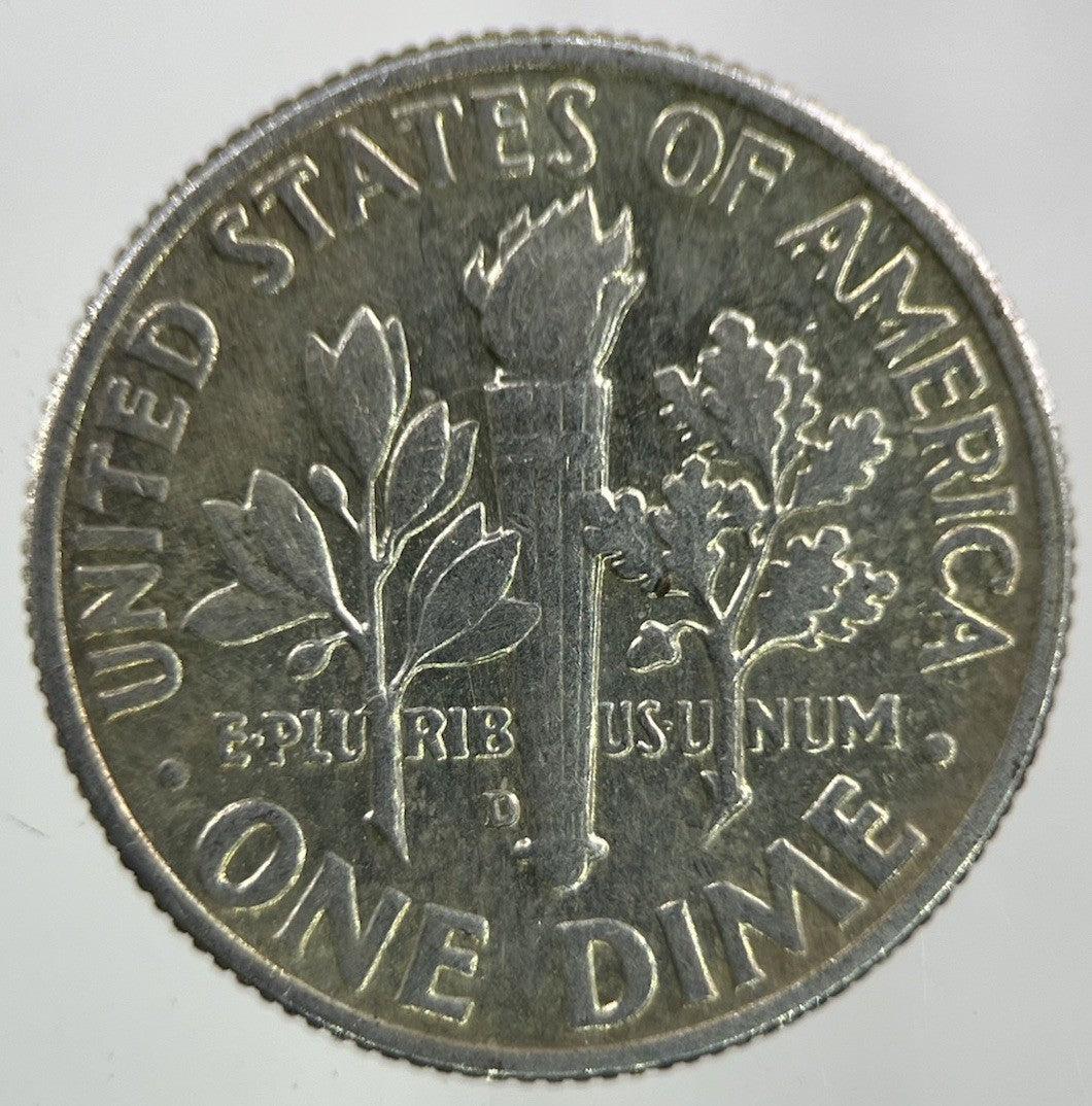 1964 - D US USA Roosevelt Dime Silver Coin | Fine Collectable Grade