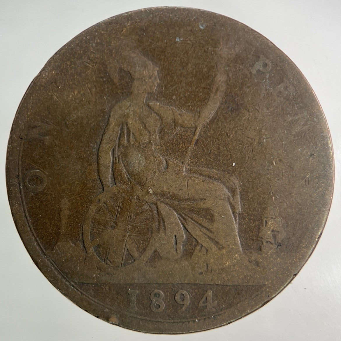 1894 Victoria One Penny Coin | Collectable Grade