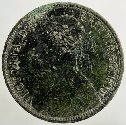 1869 Victoria Farthing Coin | Fine Collectable Grade