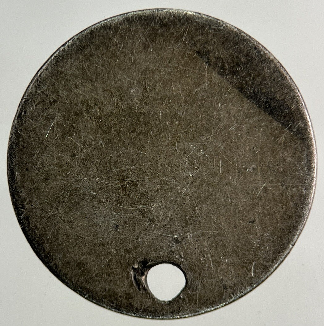 British Victoria Sixpence Silver Coin | Worn Grade
