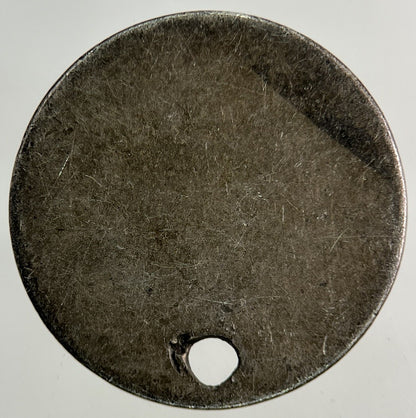British Victoria Sixpence Silver Coin | Worn Grade