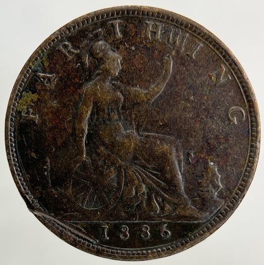 1866 Victoria Farthing Coin | Fine Collectable Grade