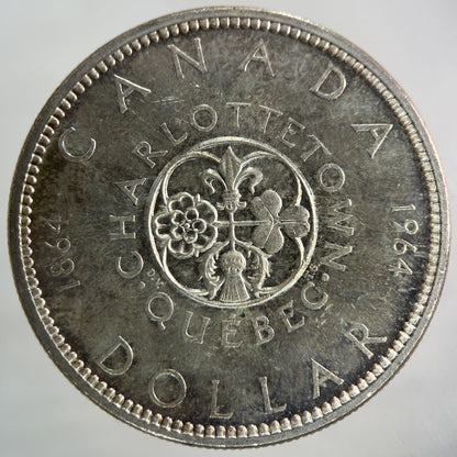 1964 Canada One Dollar Silver Coin | Fine Collectable Grade