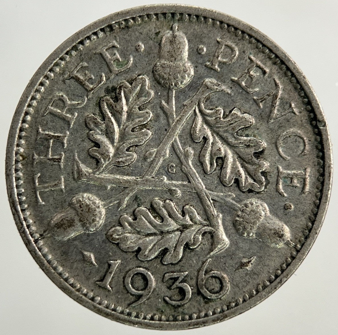 1936 George V Threepence Silver Coin | Fine Collectable Grade
