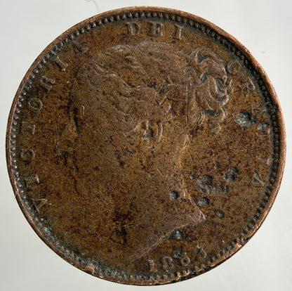 1853 Victoria Farthing Coin | Fine Collectable Grade