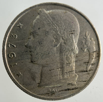 1973 Belgium 5 Franc Coin | Fine Collectable Grade